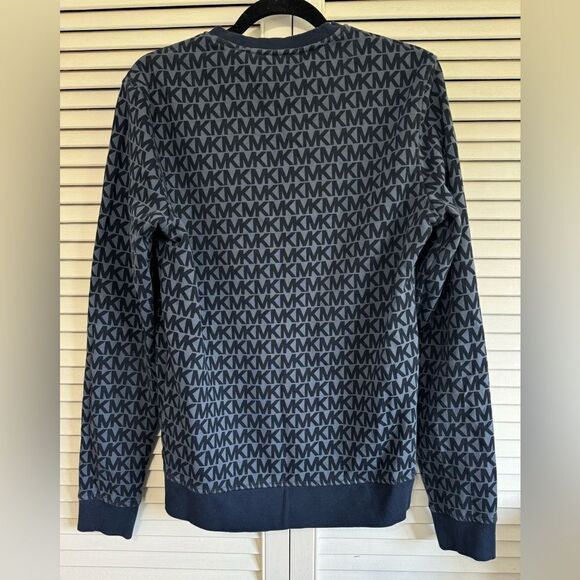 MICHAEL KORS LONG SLEEVE MONOGRAM SWEATER SWEATSHIRT UNISEX SIZE SMALL - Picture 4 of 6